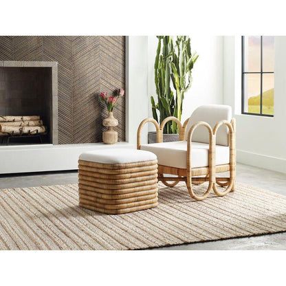 Cuixmala Natural Rattan Frame Lounge Chair - LOOMLAN - Wildwood - Accent Chairs