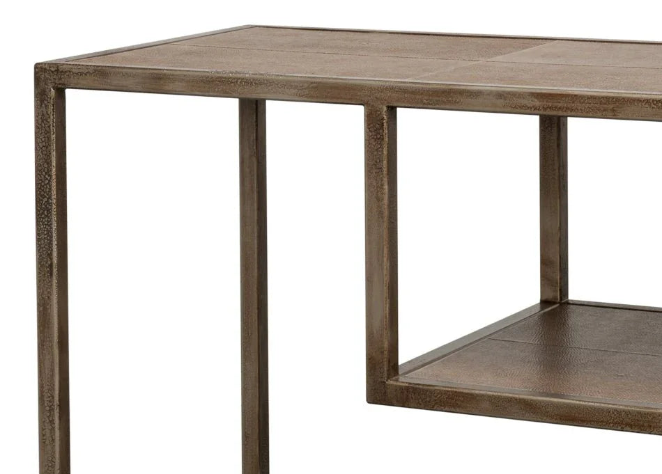 Cullum Irom Framed Rectangular Console Table - LOOMLAN - Sarreid - Console Tables