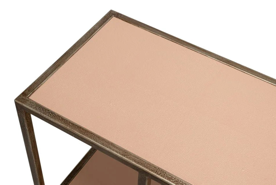 Cullum Irom Framed Rectangular Console Table - LOOMLAN - Sarreid - Console Tables