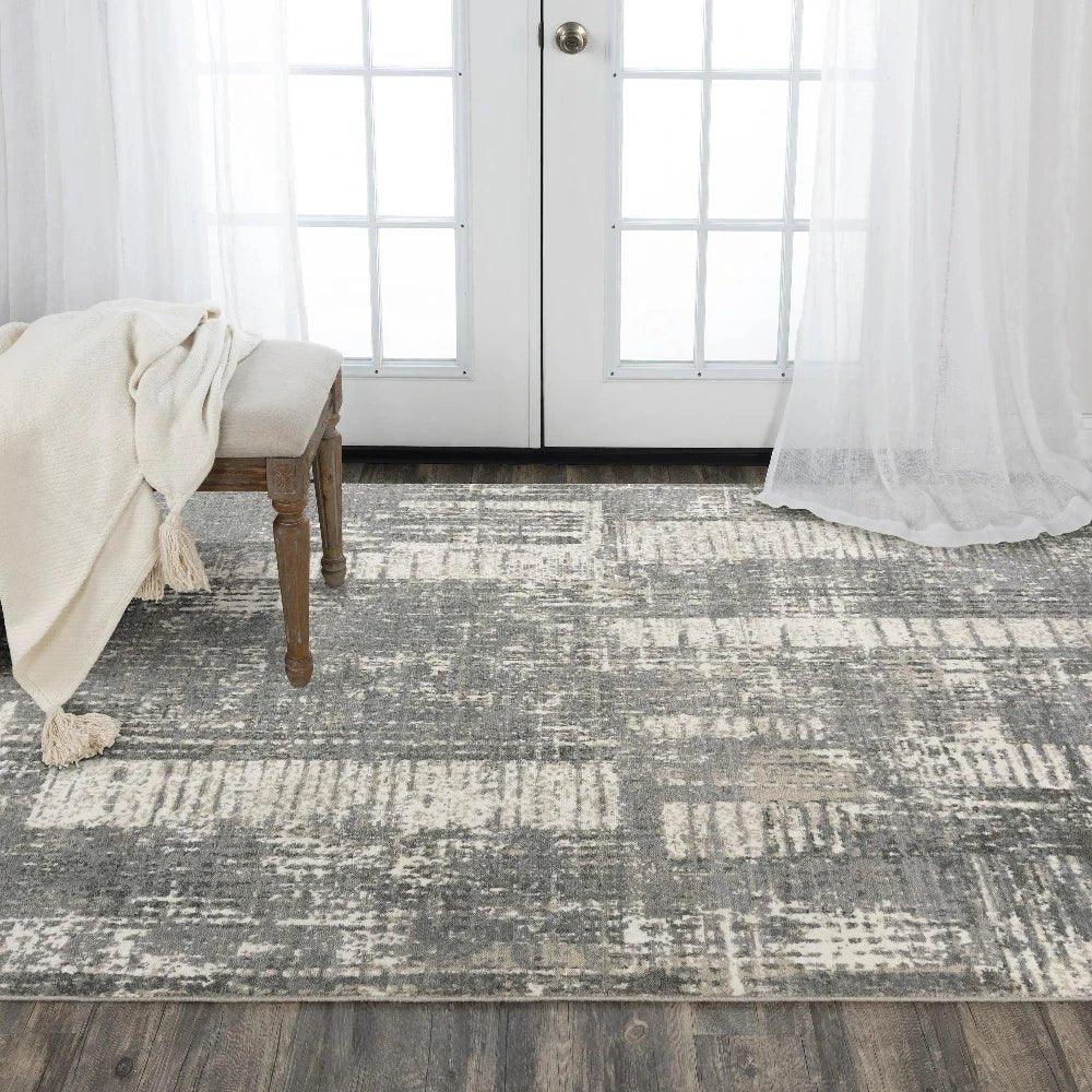 Cult Abstract Gray Large Area Rugs For Living Room - LOOMLAN - LOOMLAN - Area Rugs