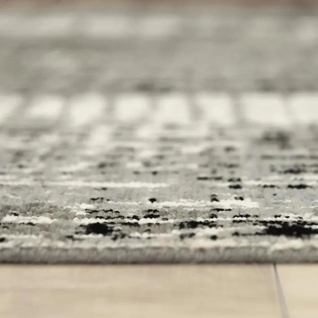 Cund Abstract Gray Large Area Rugs For Living Room - LOOMLAN - LOOMLAN - Area Rugs