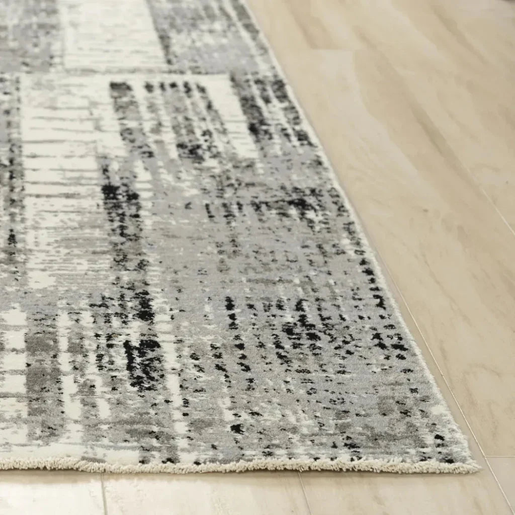 Cund Abstract Gray Large Area Rugs For Living Room - LOOMLAN - LOOMLAN - Area Rugs