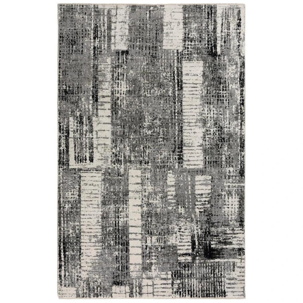 Cund Abstract Gray Large Area Rugs For Living Room - LOOMLAN - LOOMLAN - Area Rugs
