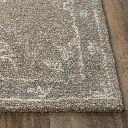 Cung Floral Brown Area Rugs For Living Room - LOOMLAN - LOOMLAN - Area Rugs