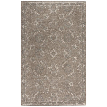 Cung Floral Brown Area Rugs For Living Room - LOOMLAN - LOOMLAN - Area Rugs