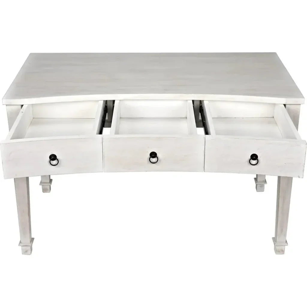 Curba Curved Desk With Drawers-Home Office Desks-Noir-LOOMLAN