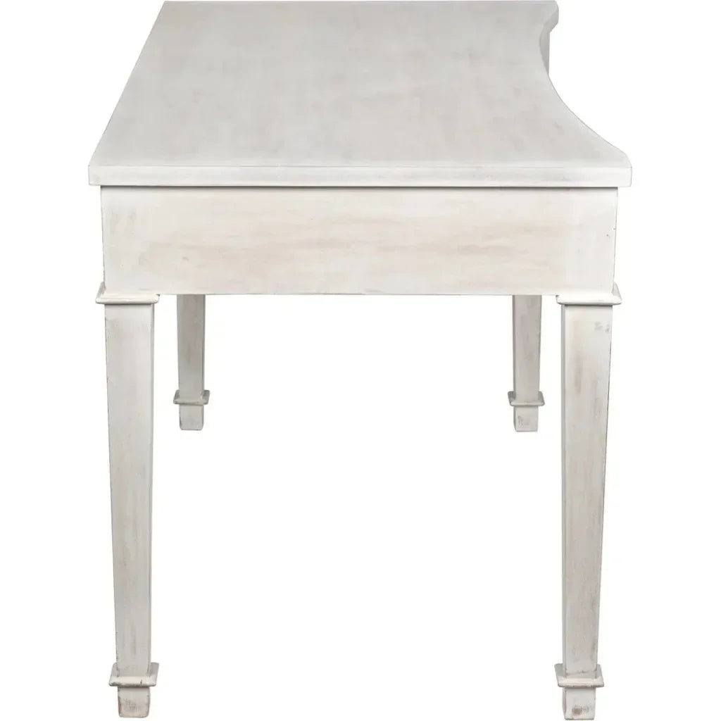 Curba Curved Desk With Drawers-Home Office Desks-Noir-LOOMLAN