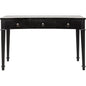 Curba Curved Desk With Drawers-Home Office Desks-Noir-Black-LOOMLAN