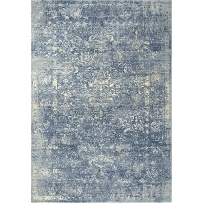 Curn Floral Blue Large Area Rugs For Living Room - LOOMLAN - LOOMLAN - Area Rugs