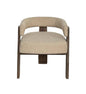 Curve Three Leg Design Wooden Dining Chair - LOOMLAN - Artesia - Dining Chairs