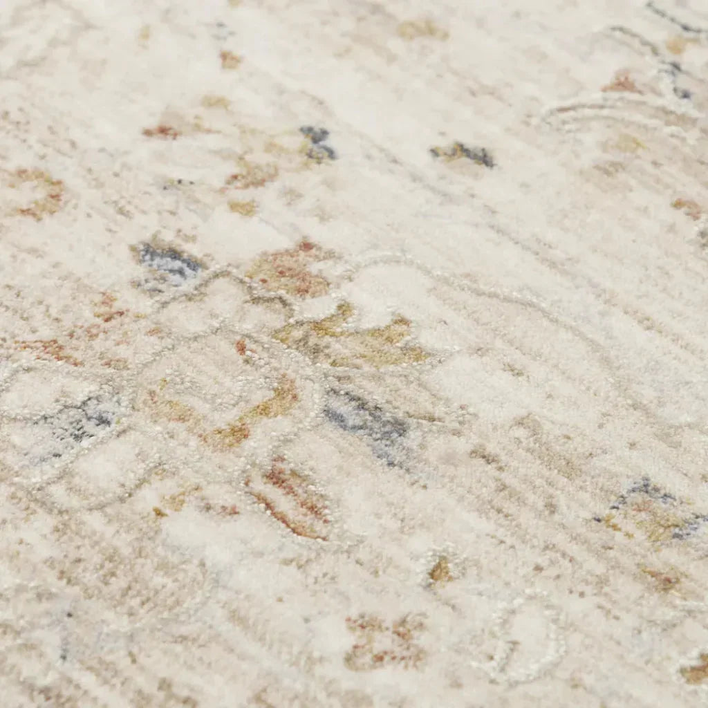 Cutt Floral Natural Area Rugs For Living Room - LOOMLAN - LOOMLAN - Area Rugs