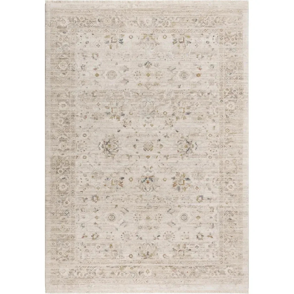 Cutt Floral Natural Area Rugs For Living Room - LOOMLAN - LOOMLAN - Area Rugs