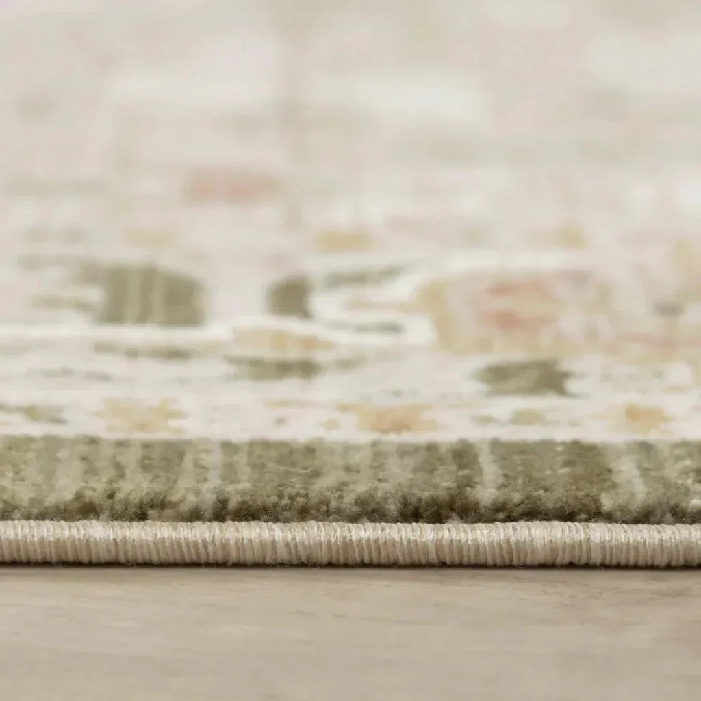 Cwch Medallion Natural Area Rugs For Living Room - LOOMLAN - LOOMLAN - Area Rugs