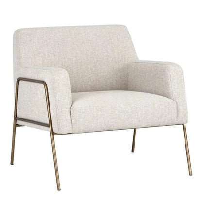 Cybil Leather Lounge Chair - LOOMLAN - SUNPAN - Accent Chairs