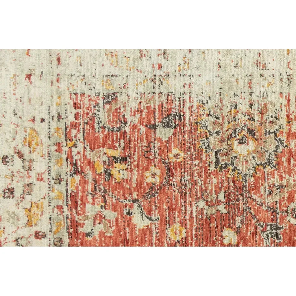 Cybo Floral Red/ Beige Large Area Rugs For Living Room - LOOMLAN - LOOMLAN - Area Rugs