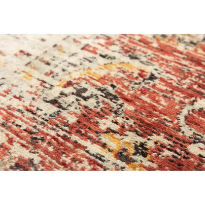 Cybo Floral Red/ Beige Large Area Rugs For Living Room - LOOMLAN - LOOMLAN - Area Rugs