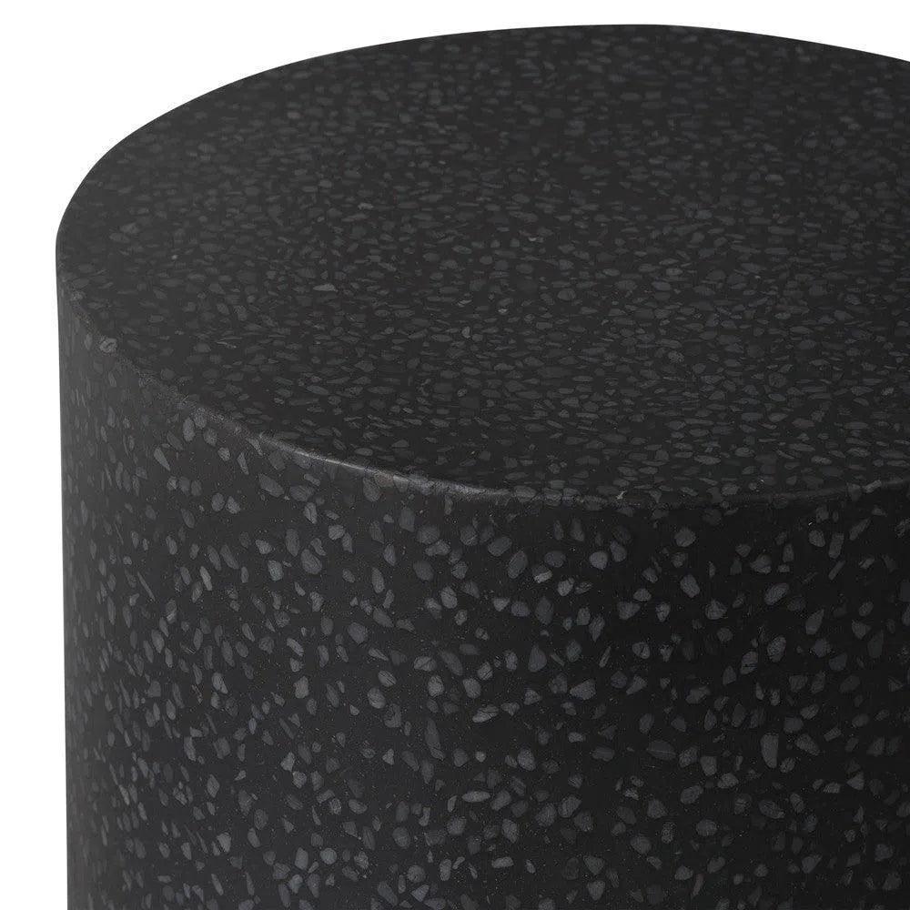Cylinder 18 in.Terrazzo Garden Stool-Garden Stools-Emissary-LOOMLAN