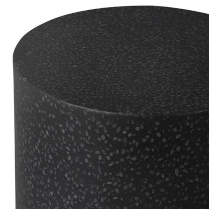 Cylinder 18 in.Terrazzo Garden Stool-Garden Stools-Emissary-LOOMLAN