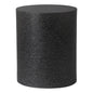 Cylinder 18 in.Terrazzo Garden Stool-Garden Stools-Emissary-Terrazzo Black-LOOMLAN