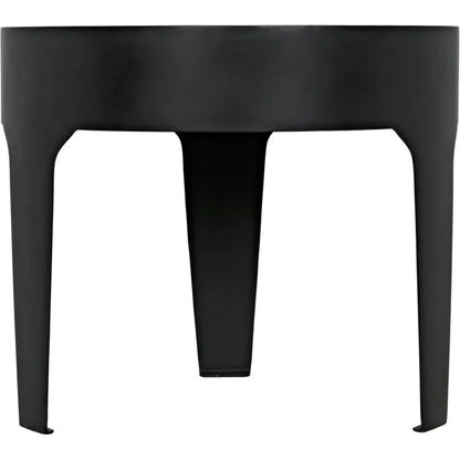 Cylinder Marble Round Side Table