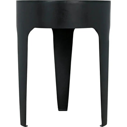 Cylinder Marble Round Side Table