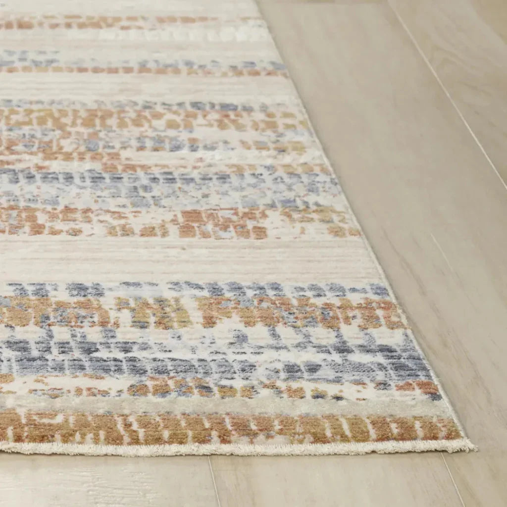 Cyne Stripe Natural Area Rugs For Living Room - LOOMLAN - LOOMLAN - Area Rugs