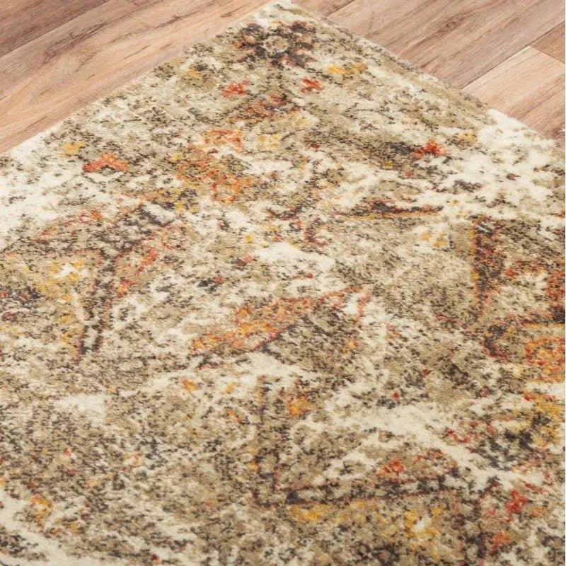 Cyng Geometric Brown/ Beige Large Area Rugs - LOOMLAN - LOOMLAN - Area Rugs