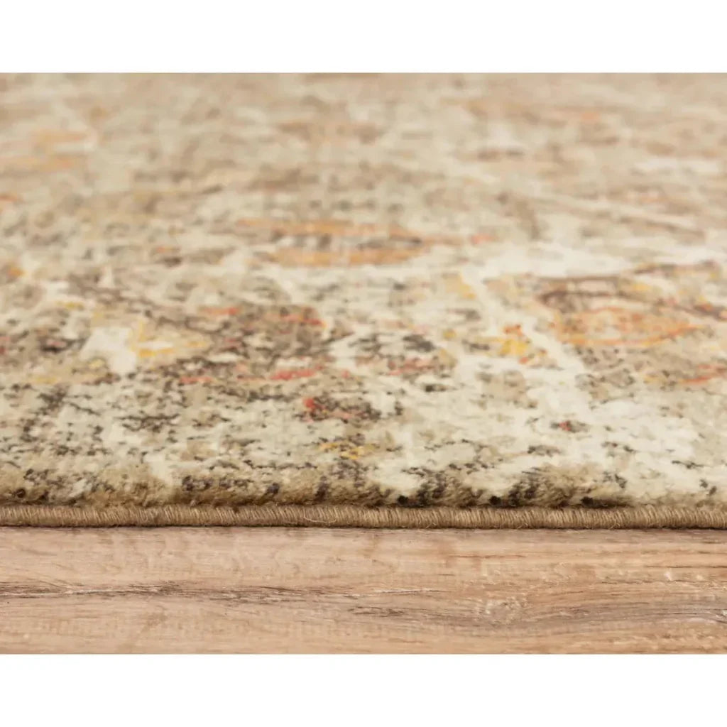 Cyng Geometric Brown/ Beige Large Area Rugs - LOOMLAN - LOOMLAN - Area Rugs