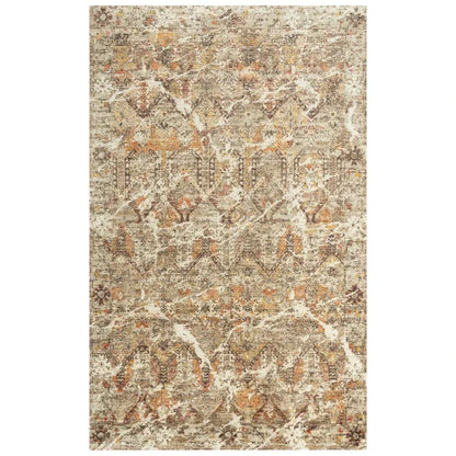 Cyng Geometric Brown/ Beige Large Area Rugs - LOOMLAN - LOOMLAN - Area Rugs