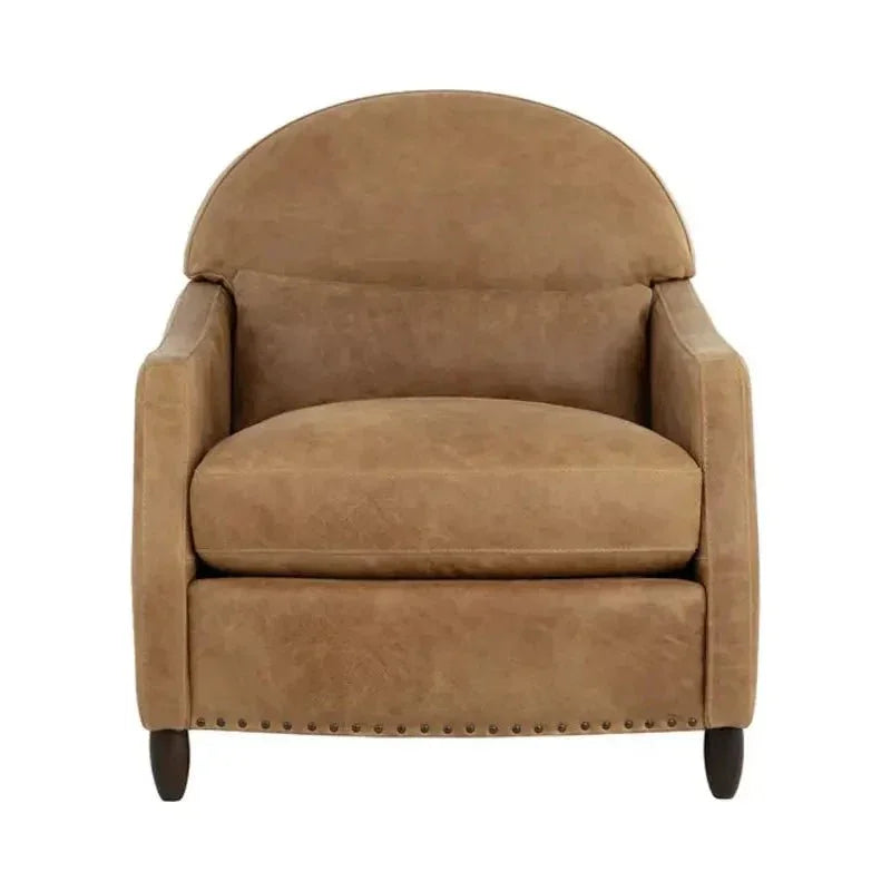 Cynthia Leather Lounge Chair-Lounge Chairs-SUNPAN-LOOMLAN