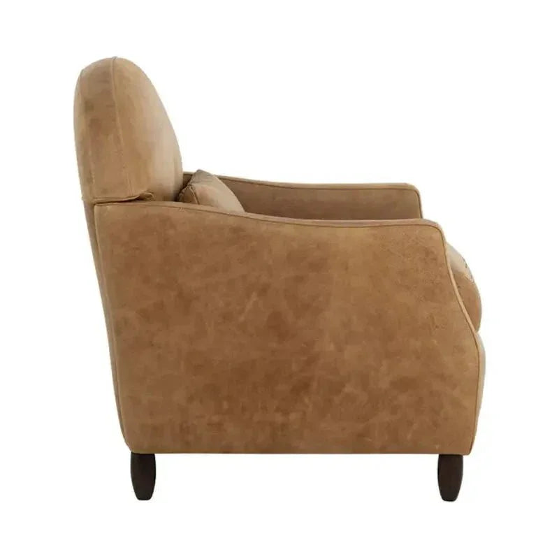 Cynthia Leather Lounge Chair-Lounge Chairs-SUNPAN-LOOMLAN