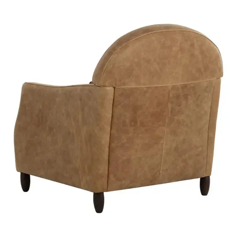 Cynthia Leather Lounge Chair-Lounge Chairs-SUNPAN-LOOMLAN
