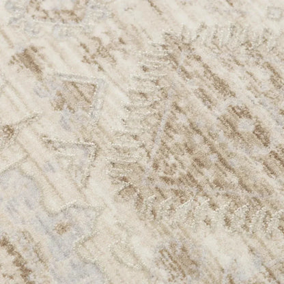 Cyra Floral Natural Area Rugs For Living Room - LOOMLAN - LOOMLAN - Area Rugs