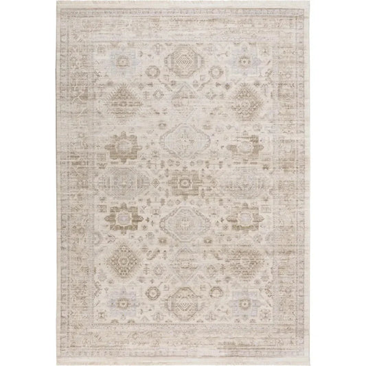 Cyra Floral Natural Area Rugs For Living Room - LOOMLAN - LOOMLAN - Area Rugs