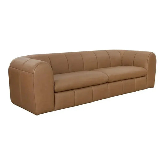 Cyril Luxurious Leather Sofa - LOOMLAN - SUNPAN - Sofas & Loveseats
