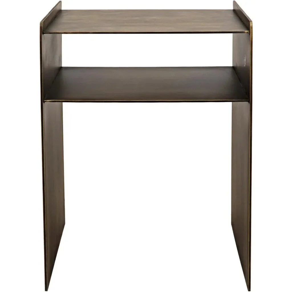 Cyrus Steel Square Side Table