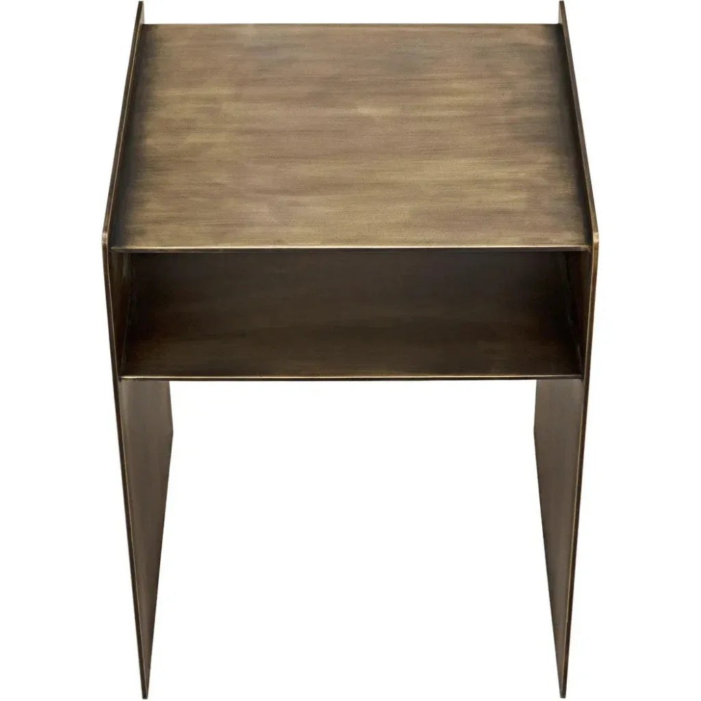 Cyrus Steel Square Side Table