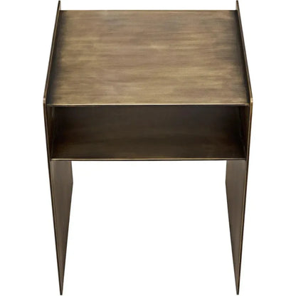 Cyrus Steel Square Side Table