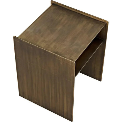 Cyrus Steel Square Side Table