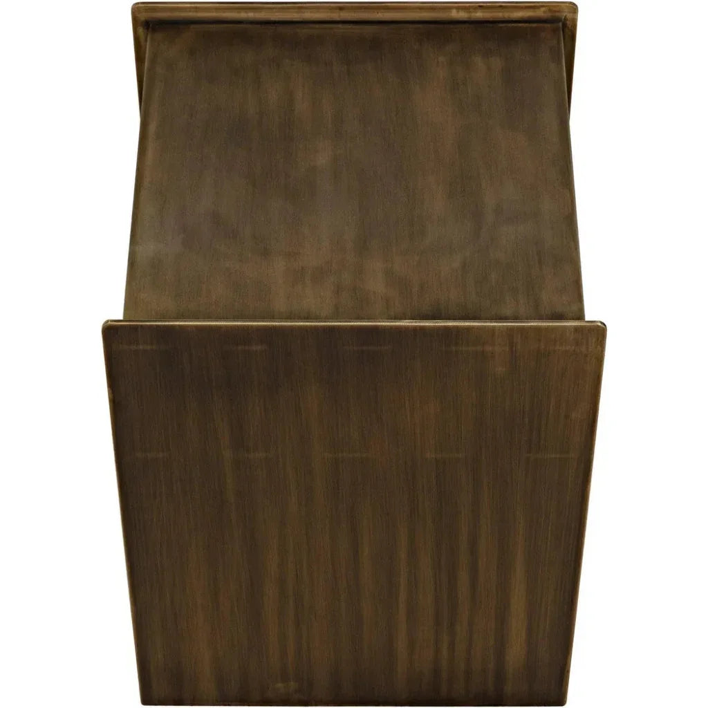 Cyrus Steel Square Side Table