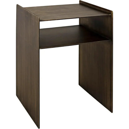 Cyrus Steel Square Side Table