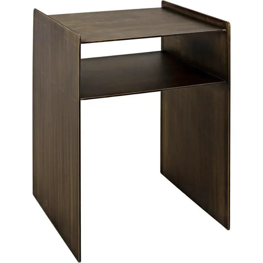 Cyrus Steel Square Side Table