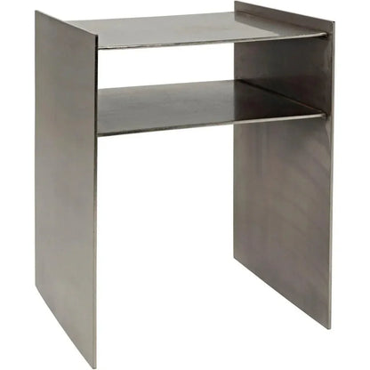 Cyrus Steel Square Side Table