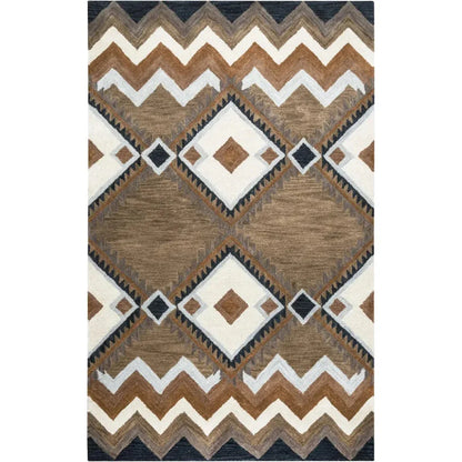Cyta Wool Brown Hallway Kitchen Runner Rug - LOOMLAN - LOOMLAN - Area Rugs