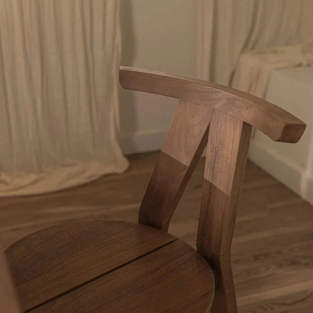 D - Bodhi Artisan Buffalo Wooden Dining Chair - LOOMLAN - LH Imports - Dining Chairs