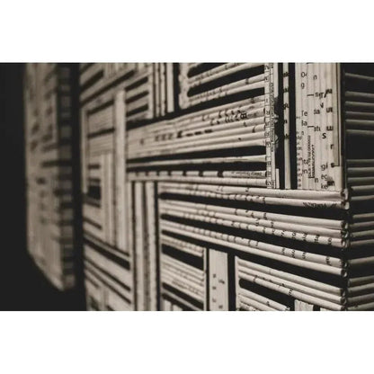 D - Bodhi Canvas Art - Black & White 24" - LOOMLAN - LH Imports - Canvas Art