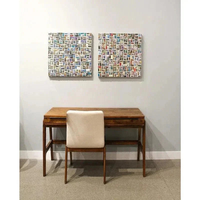 D - Bodhi Canvas Art - Kaleidoscope 24" - LOOMLAN - LH Imports - Canvas Art