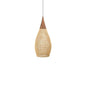 D - Bodhi Horn Rattan Framed Stylish Pendant - LOOMLAN - LH Imports - Pendants