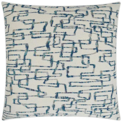 Da Vinci Lapis Blue Throw Pillow With Insert - LOOMLAN - D.V. Kap - Throw Pillows