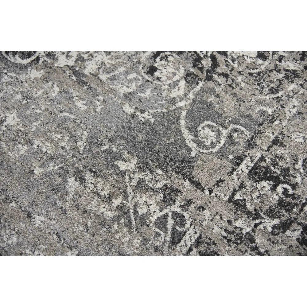 Dado Central Medallion Brown Kitchen Hallway Runner Rug - LOOMLAN - LOOMLAN - Area Rugs